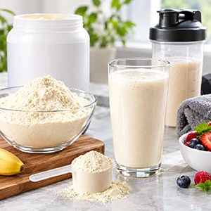 Huwa tajjeb li tħallat minn qabel it-trab tal-proteina?
